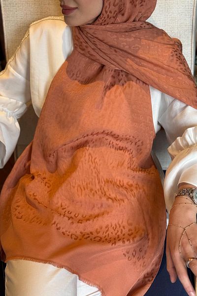 ipekevi Silk Shawl 04370 Copper