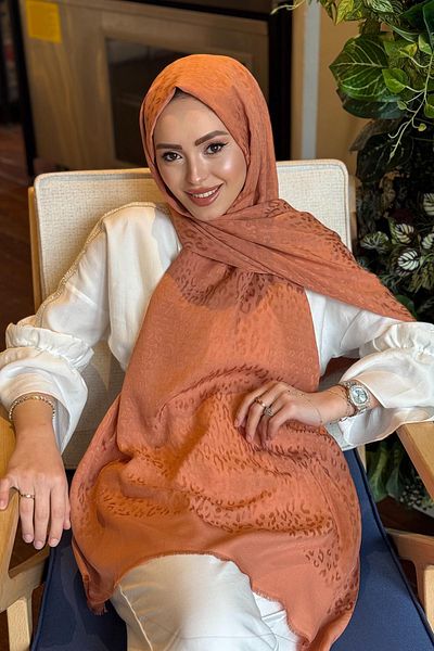 ipekevi Silk Shawl 04370 Copper