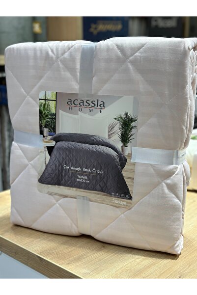 Acassia Home Çok Amaçlı Yatak Örtüsü (Pike Tk.)Tek Kişilik