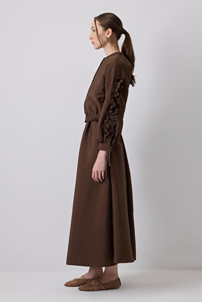 Touché Privé Sleeveless Shirted Jacket Dress Suit