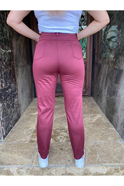 RBKS BÜYÜK BEDEN YÜKSEK BEL PAMUKLU PANTOLON