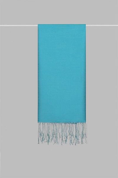 ARMANDA Kroren Solid Color Silky Shawl 4026-turquoise