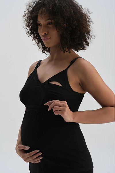 Dagi Black Maternity Breastfeeding Undershirt