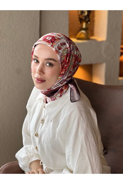 Modakaşmir April Pattern Cotton Scarf