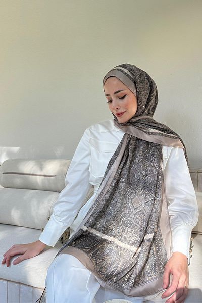 ARMANDA Ethnic Voile Vintage Σάλι - Πέτρα