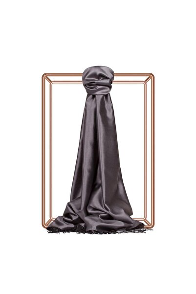 ipekevi Șal din mătase de culoare uni, cu două fețe, 00927-Atrăgător