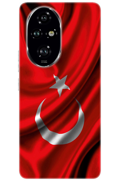 Ceppare Honor 200 PRO (ELP-NX9) Uyumlu Kılıf Desen Baskılı Silikon Dalgalı Tü...