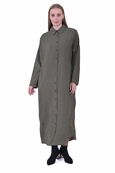 Invee INVEE 7010 Зелена дълга риза