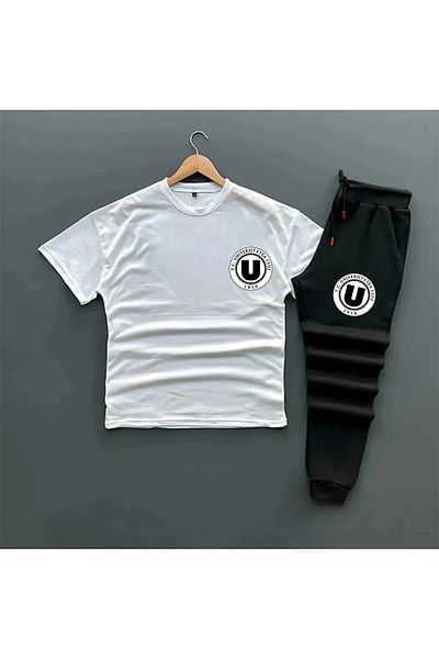 Pisa Art Fc Universitatea Cluj T-Shirt + Sweatpants 2-Piece Combination Set