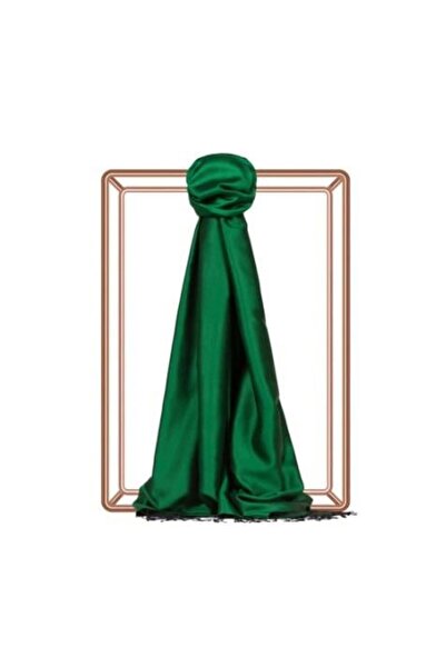 ipekevi Μεταξωτό σάλι διπλής όψης - Σμαραγδένιο πράσινο