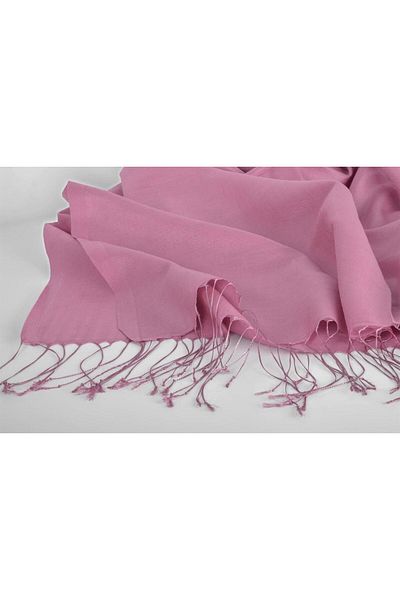 ARMANDA Kroren 4026-Dried Rose Plain Silky Shawl