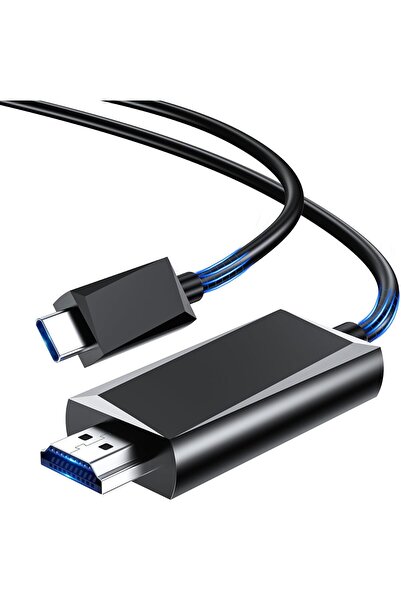Deppo Trend iPhone 15 Pro Max/16/16 Plus/17 Pro Max Uyumlu Type-C HDMI Çeviri...