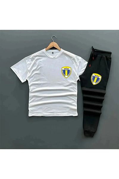 Pisa Art Petrolul Ploiești T-Shirt + Sweatpants 2-Piece Combination Suit