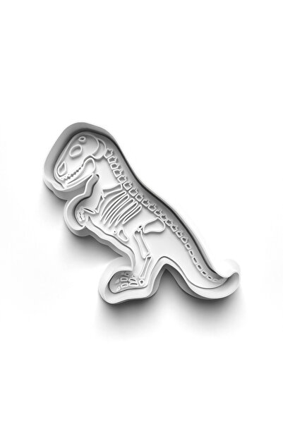 Adana Pasta Malzemeleri Fossil Dinosaurs Cookie Cutter and Stamper 3D-0223_2