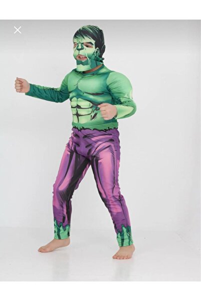 KOKOŞ BEBEK Костюм м'язистого Халка | Вік: 9-10 років