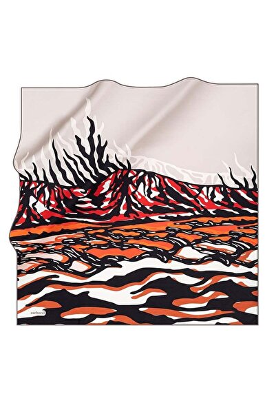 Cacharel Colorful Zebra Pattern Tivil Silk Scarf 7825313-931