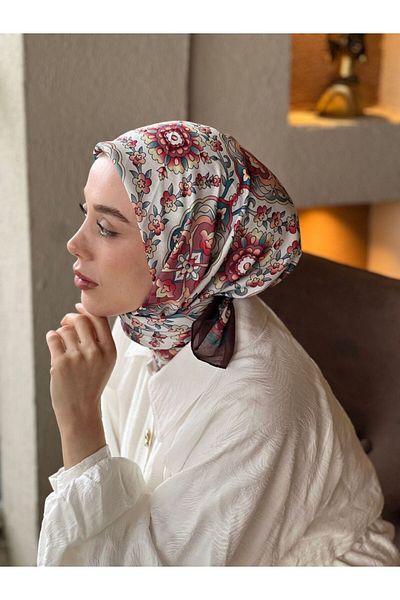 Modakaşmir April Pattern Cotton Scarf