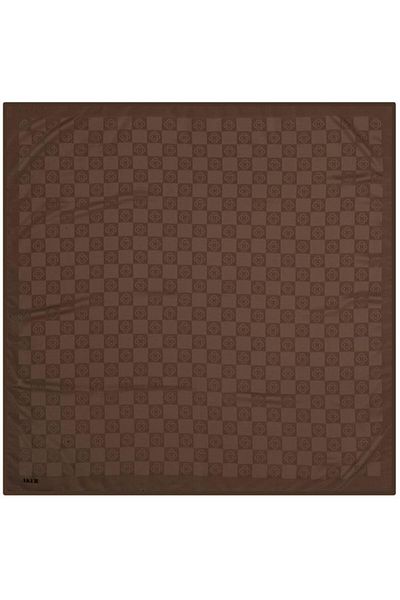 Aker Eșarfă cu monogramă în șah1070600-932