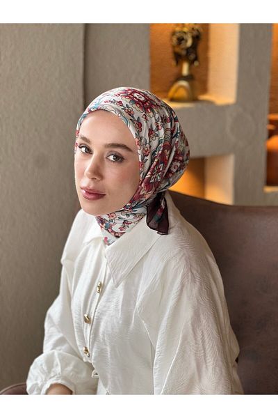 Modakaşmir April Pattern Cotton Scarf