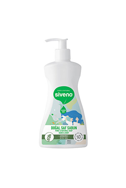 Siveno %100 Defne Yağlı Doğal Sıvı Sabun 300 ml (5 ADET)