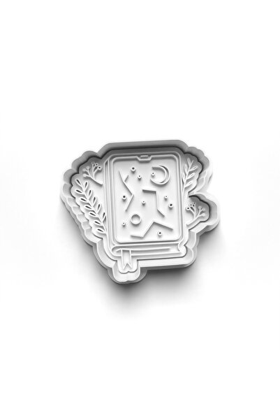 Adana Pasta Malzemeleri قالب كوكي للهالوين الساحرة والختم 3D-0079_4