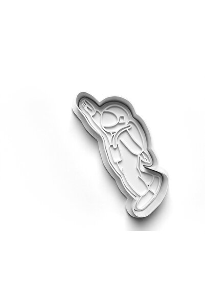Adana Pasta Malzemeleri قاطعة وطوابع قالب بسكويت رائد الفضاء 3D-0190_1