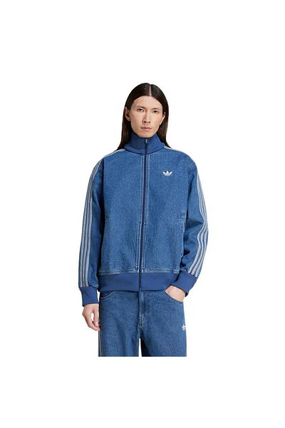 adidas Ανδρικό μπλε μπουφάν τζιν Fb Tt Jc6233