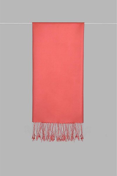 ARMANDA Double Sided 3011-Coral Silk Shawl