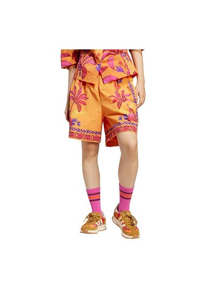 adidas Women's Orange Shorts Farm Prm Short Jd6289