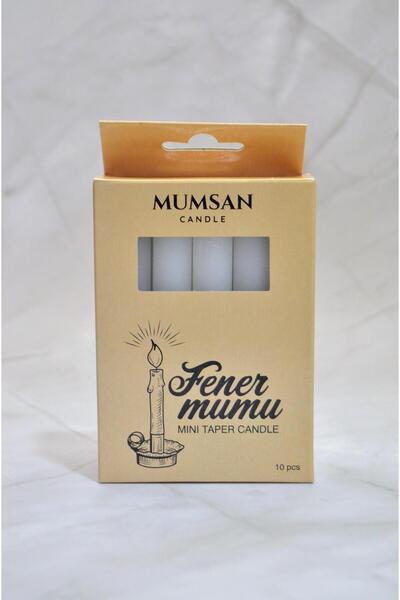 Mum ve Parafin Fener Mumu Bakkal mumu 10 lu Acil durum