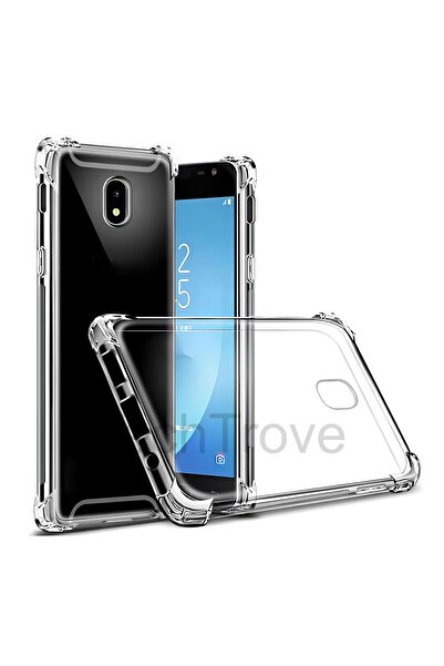 TechTrove Samsung Galaxy J7 Pro Kılıf Şeffaf Ekstra Darbe Korumalı Kapak
