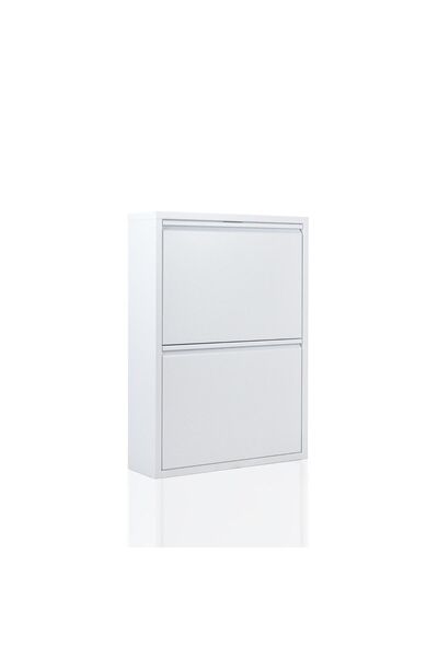 Arinna 2'li Beyaz Metal Ayakkabılık