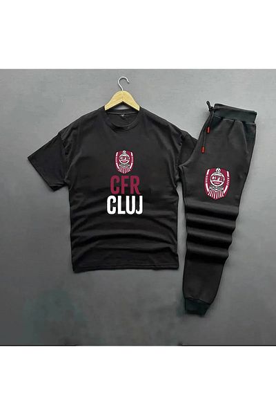 Pisa Art Fc Cfr Cluj T-Shirt + Sweatpants 2-Piece Combination Set