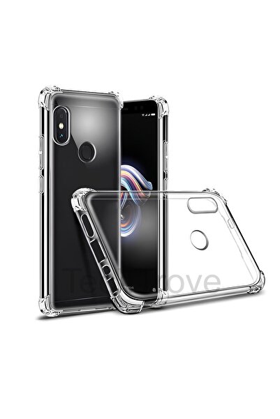 TechTrove Xiaomi Mi A2 Lite Kılıf Şeffaf Ekstra Darbe Korumalı Kapak