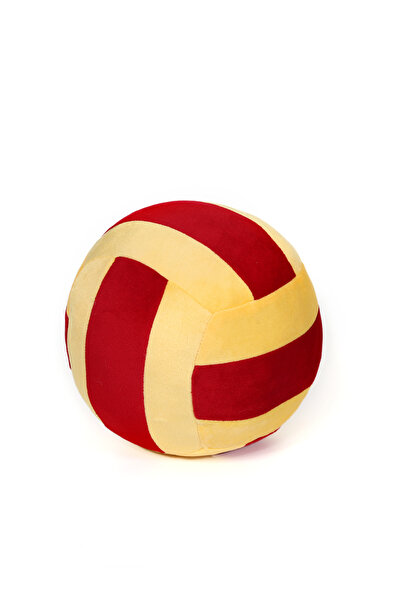 Moontoys Voleybol Taraftar Sarı Kırmızı Renkli Peluş Top 22cm