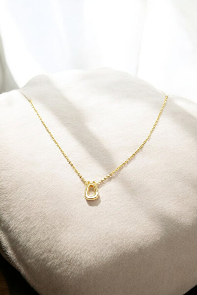 Atolyezone Ö Harfi Tasarım 18k Altın Kaplama Harfli Kolye Isimli Kişiye Özel ...