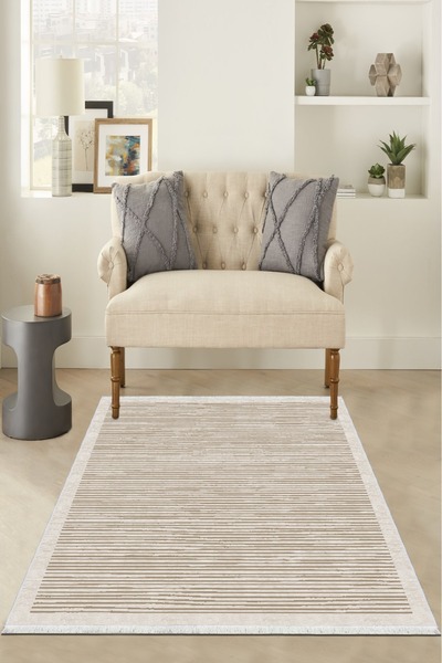 CENTER AVM Bej, Halı Mutfak Halısı Makinede Yıkanabilir Halı Kaymaz Taban Mutfak Halısı