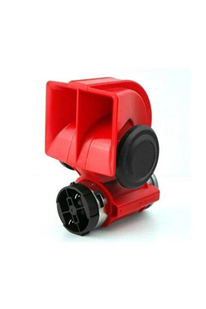 ASTRA LED Ferrari Korna Kırmızı 12v Kompresörlü 2 Tonlu F1 Korna