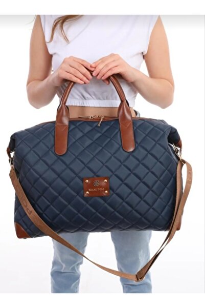 ÇANTAM GELSİN Unisex Navy Blue Hand and Adjustable Shoulder Strap Bag (Suitab...
