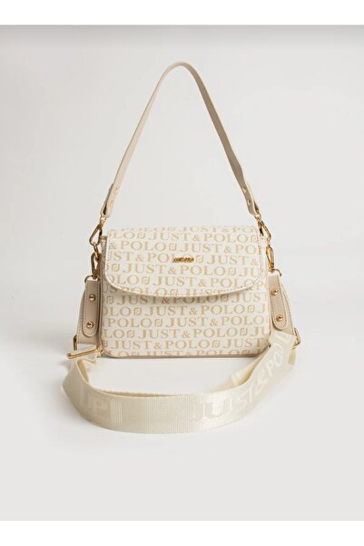 Just Polo JP حقيبة كتف وحقيبة كروس للنساء من جوست بولو لاكوس مكونة من 5 أقسام