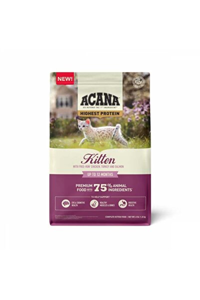 Acana highest protein kitten kedi 1,8kg hindi ve somon balıklı yavru kedi maması