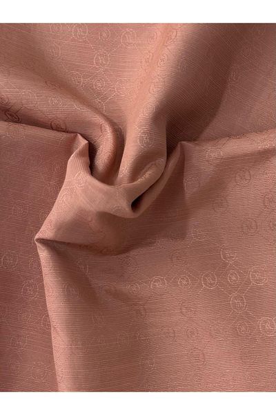 Vakko Şal din bumbac, mătase, monogramă 40752-trandafir uscat