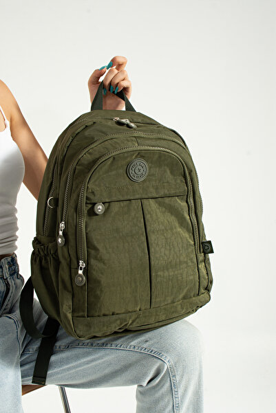 Just Polos Mega velika škola Torba sa više odjeljaka, svetlozelena unisex ško...