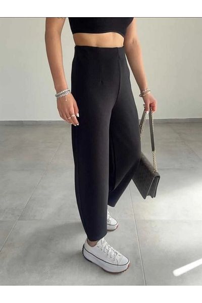 Shiron Sportswear&Company Cendy Crepe Lycra Balloon Pants Without Belt - Stretchy - Stylish - Casual