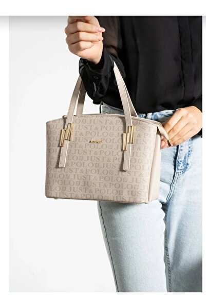 Just Polo JP Justpolo Women's Gray 5-Compartment Shoulder and Crossbody Bag