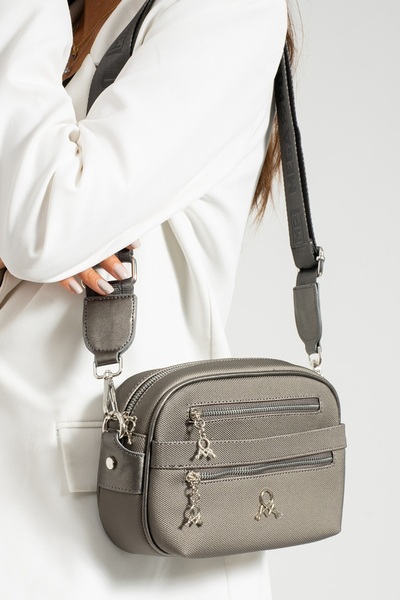 ÇANTAM GELSİN MEGA WOMEN'S LACOS MULTIPLE COMPARTMENTS CROSSBODY BAG WITH COL...