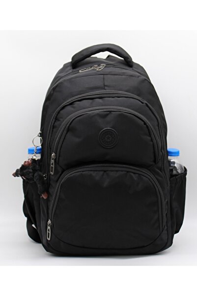 Bevitton Siyah Renk Suya Dayanıklı Kumaş Büyük Boy Sırt Ve Okul Çantası / 2100