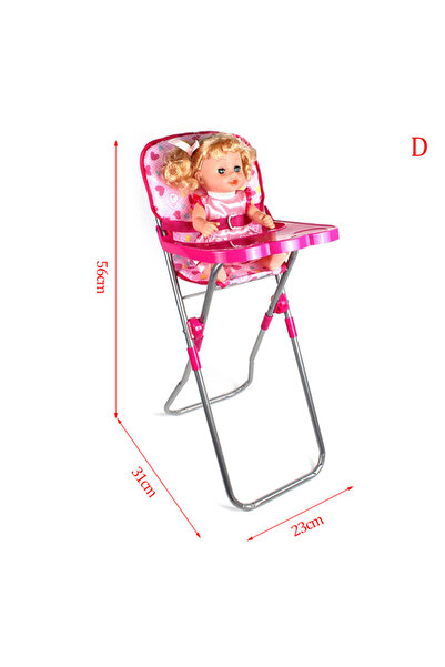 Choice ملحقات بيت الدمى، كراسي هزازة، سرير متأرجح، كرسي طعام، بيت لعب للأطفال