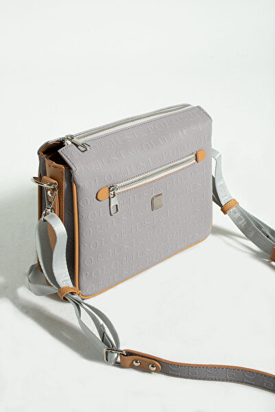 Just Polo JP 6-compartment shoulder and crossbody bag with justpolo text