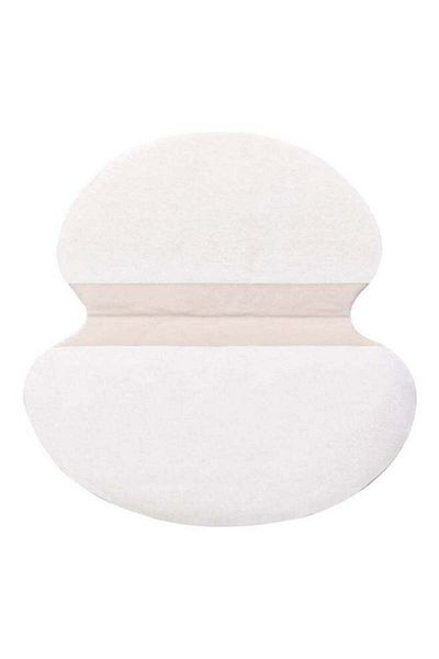 Sweat Pads 20-Piece Disposable Anti Sweat Underarm Guard Sheet Set Beige 40 grams